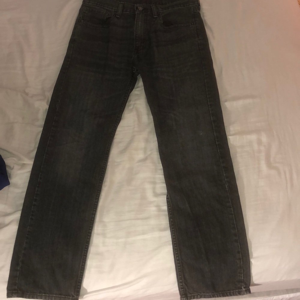 Men’s Levi black bootcut jeans
